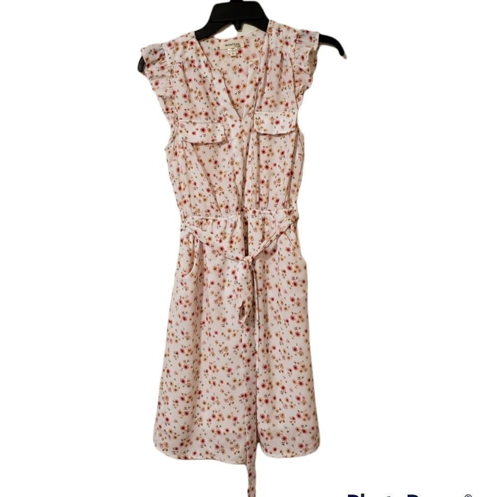 MONTEAUS LOS Angeles Floral V neck Dress